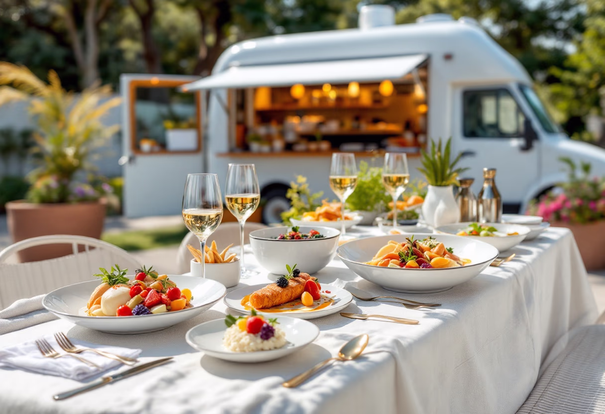 image of food presentation at a food truck event